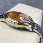 N1 Factory Omega De Ville Prestige 424.20.40.20.58.001 39.5mm Half Yellow Gold Roman Number Champagne Dial (9) N1 Factory Omega De Ville Prestige 424.20.40.20.58.001 39.5mm Half Yellow Gold Roman Number Champagne Dial