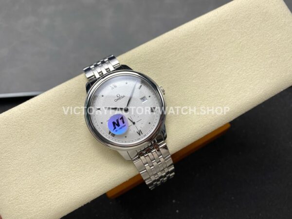N1 Factory Omega De Ville Prestige 434.10.41.20.02.001 41mm Full Steel Roman Numerals Silver Dial (3) N1 Factory Omega De Ville Prestige 434.10.41.20.02.001 41mm Full Steel Roman Numerals Silver Dial