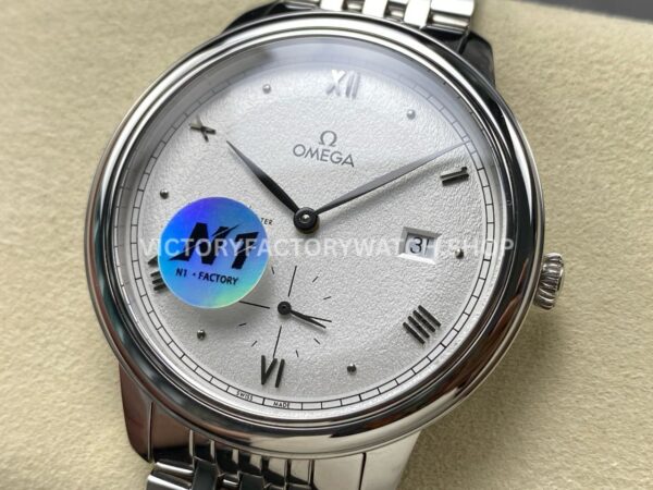 N1 Factory Omega De Ville Prestige 434.10.41.20.02.001 41mm Full Steel Roman Numerals Silver Dial (4) N1 Factory Omega De Ville Prestige 434.10.41.20.02.001 41mm Full Steel Roman Numerals Silver Dial
