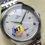 N1 Factory Omega De Ville Prestige 434.10.41.20.02.001 41mm Full Steel Roman Numerals Silver Dial (5) N1 Factory Omega De Ville Prestige 434.10.41.20.02.001 41mm Full Steel Roman Numerals Silver Dial