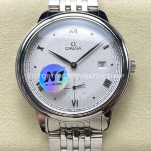 N1 Factory Omega De Ville Prestige 434.10.41.20.02.001 41mm Full Steel Roman Numerals Silver Dial (7) N1 Factory Omega De Ville Prestige 434.10.41.20.02.001 41mm full steel Roman numerals silver dial replica watch