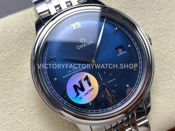 N1 Factory Omega De Ville Prestige 434.10.41.20.03.001 41mm Full Steel Roman Numerals Blue Dial (6) N1 Factory Omega De Ville Prestige 434.10.41.20.03.001 41mm Full Steel Roman Numerals Blue Dial