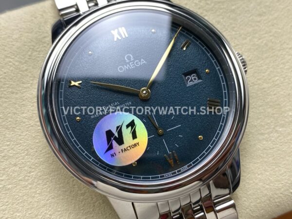 N1 Factory Omega De Ville Prestige 434.10.41.20.10.001 41mm Full Steel Roman Numerals Green Dial (6) N1 Factory Omega De Ville Prestige 434.10.41.20.10.001 41mm Full Steel Roman Numerals Green Dial