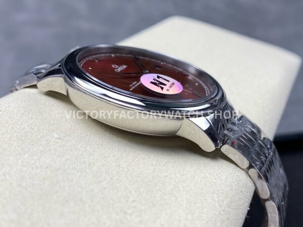 N1 Factory Omega De Ville Prestige 434.10.41.20.11.001 41mm Full Steel Roman Numerals Red Dial (10) N1 Factory Omega De Ville Prestige 434.10.41.20.11.001 41mm Full Steel Roman Numerals Red Dial