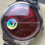 N1 Factory Omega De Ville Prestige 434.10.41.20.11.001 41mm Full Steel Roman Numerals Red Dial (2) N1 Factory Omega De Ville Prestige 434.10.41.20.11.001 41mm Full Steel Roman Numerals Red Dial
