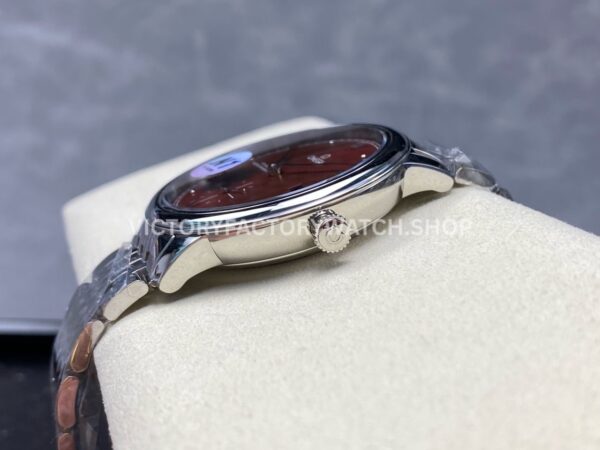 N1 Factory Omega De Ville Prestige 434.10.41.20.11.001 41mm Full Steel Roman Numerals Red Dial (3) N1 Factory Omega De Ville Prestige 434.10.41.20.11.001 41mm Full Steel Roman Numerals Red Dial