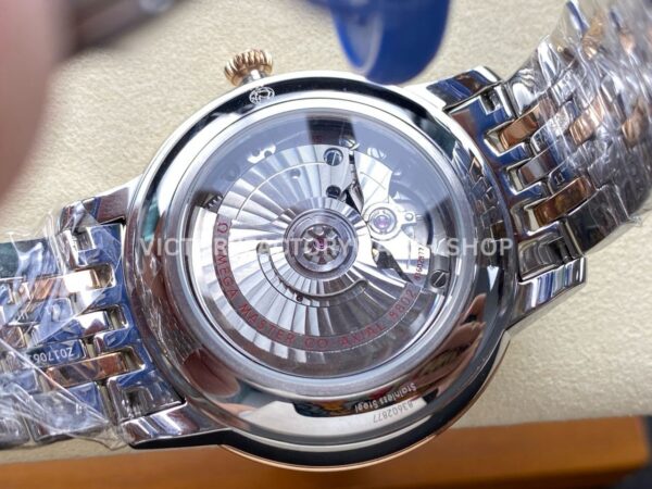 N1 Factory Omega De Ville Prestige 434.20.41.20.02.001 41mm Half Yellow Gold Roman Numerals Silver Dial (4) N1 Factory Omega De Ville Prestige 434.20.41.20.02.001 41mm Half Yellow Gold Roman Numerals Silver Dial