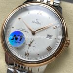 N1 Factory Omega De Ville Prestige 434.20.41.20.02.001 41mm Half Yellow Gold Roman Numerals Silver Dial (5) N1 Factory Omega De Ville Prestige 434.20.41.20.02.001 41mm Half Yellow Gold Roman Numerals Silver Dial