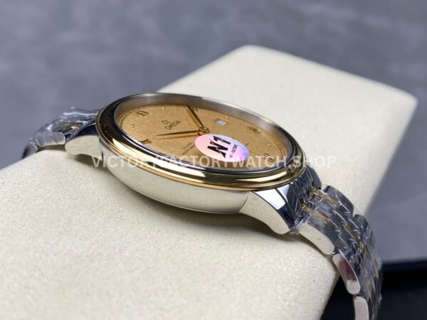 N1 Factory Omega De Ville Prestige 434.20.41.20.08.001 41mm Half Yellow Gold Roman Numerals Champagne Dial (5) N1 Factory Omega De Ville Prestige 434.20.41.20.08.001 41mm Half Yellow Gold Roman Numerals Champagne Dial