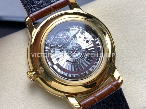 N1 Factory Omega De Ville Prestige 434.53.41.21.02.001 41mm Yellow Gold Brown Leather Strap Roman Numerals Silver Dial (3) N1 Factory Omega De Ville Prestige 434.53.41.21.02.001 41mm Yellow Gold Brown Leather Strap Roman Numerals Silver Dial