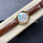 N1 Factory Omega De Ville Prestige 434.53.41.21.02.001 41mm Yellow Gold Brown Leather Strap Roman Numerals Silver Dial (5) N1 Factory Omega De Ville Prestige 434.53.41.21.02.001 41mm Yellow Gold Brown Leather Strap Roman Numerals Silver Dial
