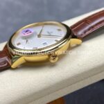 N1 Factory Omega De Ville Prestige 434.53.41.21.02.001 41mm Yellow Gold Brown Leather Strap Roman Numerals Silver Dial (8) N1 Factory Omega De Ville Prestige 434.53.41.21.02.001 41mm Yellow Gold Brown Leather Strap Roman Numerals Silver Dial