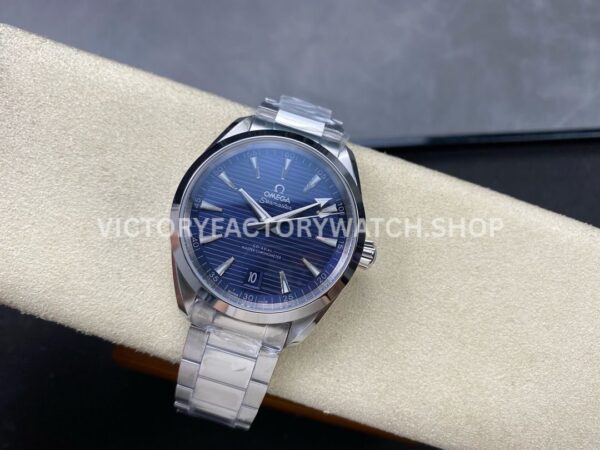 N1 Factory Omega Seamaster Aqua Terra Master Co-Axial Chronometer 220.10.41.21 (3) N1 Factory Omega Seamaster Aqua Terra Master Co-Axial Chronometer 220.10.41.21.03.004 41.5mm Full Steel Blue Dial