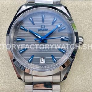 N1 Factory Omega Seamaster Aqua Terra Master Co-Axial Chronometer 220.10.41.21.10.001 41.5mm full steel green dial replica watch