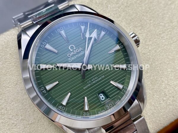 N1 Factory Omega Seamaster Aqua Terra Master Co-Axial Chronometer 220.10.41.21 (5) N1 Factory Omega Seamaster Aqua Terra Master Co-Axial Chronometer 220.10.41.21.10.001 41.5mm Full Steel Green Dial