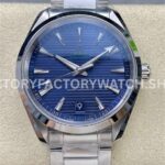 N1 Factory Omega Seamaster Aqua Terra Master Co-Axial Chronometer 220.10.41.21.03.004 41.5mm full steel blue dial replica watch