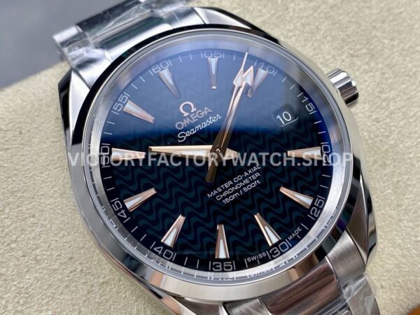 N1 Factory Omega Seamaster Aqua Terra Master Co-Axial Chronometer 231.10.42.21.01.006 41.5mm Full Steel Ripple Black Dial