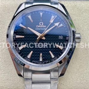 N1 Factory Omega Seamaster Aqua Terra Master Co-Axial Chronometer 231.10.42.21.01.006 41.5mm full steel ripple black dial replica watch