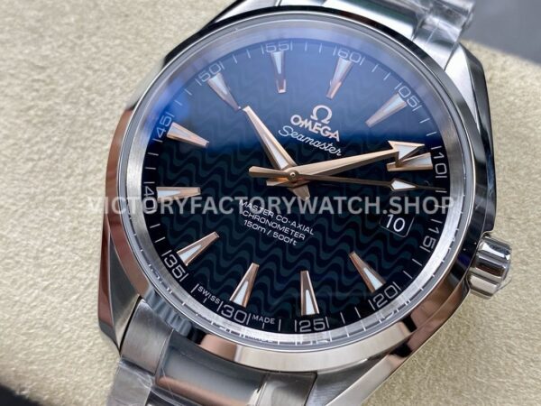 N1 Factory Omega Seamaster Aqua Terra Master Co-Axial Chronometer 231.10.42.21.01.006 41.5mm Full Steel Ripple Black Dial