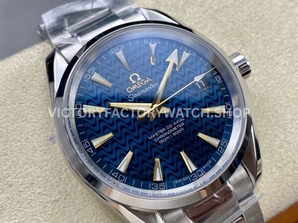 N1 Factory Omega Seamaster Aqua Terra Master Co-Axial Chronometer 231.10 (1) N1 Factory Omega Seamaster Aqua Terra Master Co-Axial Chronometer 231.10.42.21.03.006 41.5mm Full Steel Ripple Blue Dial