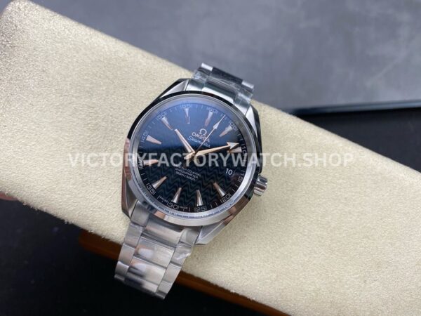 N1 Factory Omega Seamaster Aqua Terra Master Co-Axial Chronometer 231.10.42.21.01.006 41.5mm Full Steel Ripple Black Dial