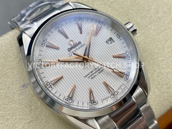 N1 Factory Omega Seamaster Aqua Terra Master Co-Axial Chronometer 231.10.42.21 (4) N1 Factory Omega Seamaster Aqua Terra Master Co-Axial Chronometer 231.10.42.21.02.006 41.5mm Full Steel White Dial