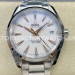 N1 Factory Omega Seamaster Aqua Terra Master Co-Axial Chronometer 231.10.42.21 (9) N1 Factory Omega Seamaster Aqua Terra Master Co-Axial Chronometer 231.10.42.21.02.006 41.5mm full steel white dial replica watch