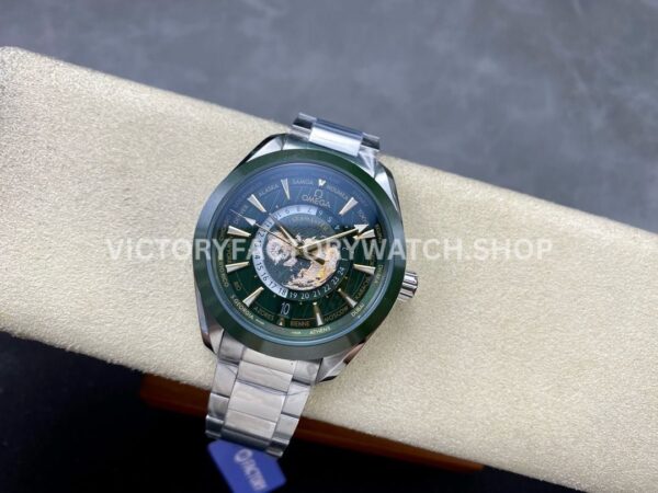 N1 Factory Omega Seamaster Aqua Terra World Time 220.30.43.22.10.001 43mm Full Steel Green Dial ( (7) N1 Factory Omega Seamaster Aqua Terra World Time 220.30.43.22.10.001 43mm Full Steel Green Dial
