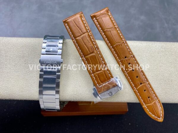 N1 Factory Omega Seamaster Aqua Terra World Time 220.93.43.22.99.001 43mm Full Steel White Dial