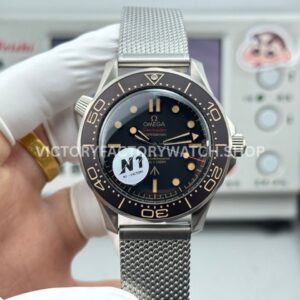 N1 Factory Omega Seamaster Diver 300M 210.90.42.20.01.001 42mm titanium black dial replica watch