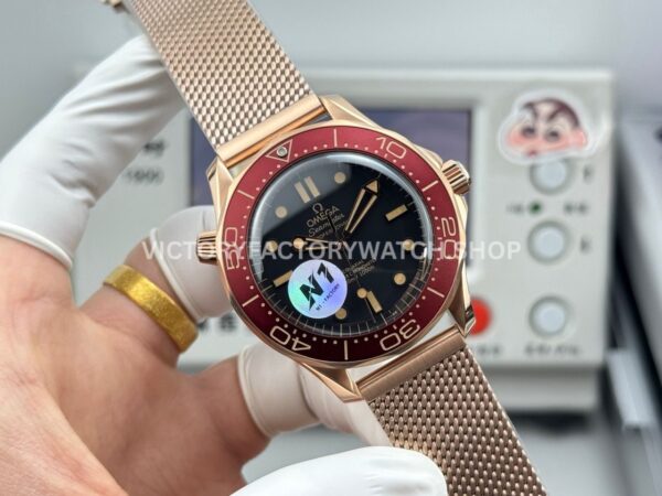 N1 Factory Omega Seamaster Diver 300M 210.90.42.20.01.003 42mm Black Dial (10) N1 Factory Omega Seamaster Diver 300M 210.90.42.20.01.003 42mm Bronze Gold Black Dial