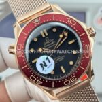 N1 Factory Omega Seamaster Diver 300M 210.90.42.20.01.003 42mm Black Dial (3) N1 Factory Omega Seamaster Diver 300M 210.90.42.20.01.003 42mm Bronze Gold Black Dial