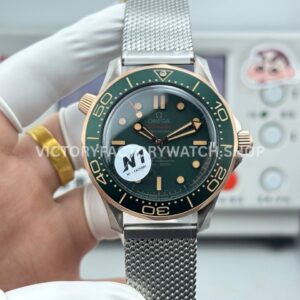 N1 Factory Omega Seamaster Diver 300M 210.90.42.20.10.001 42mm titanium green dial replica watch