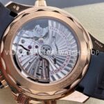 N1 Factory Omega Seamaster Diver 300M Co-Axial Chronomete (9) N1 Factory Omega Seamaster Diver 300M Co-Axial Chronometer Chronograph 210.62.44.51.01.001 44mm Rose Gold Black Rubber Strap Black Dial