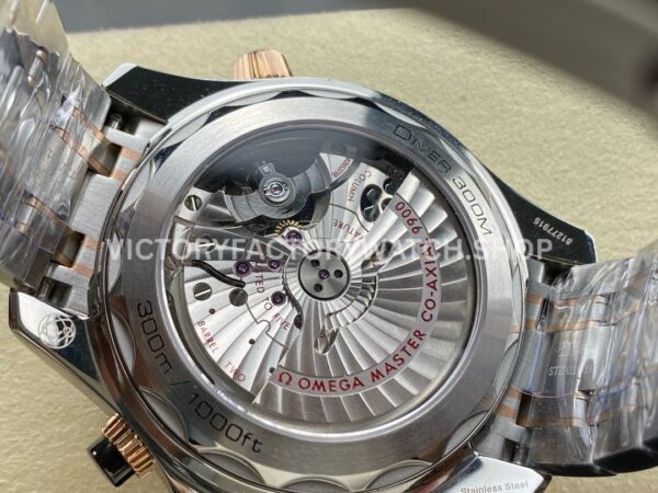 N1 Factory Omega Seamaster Diver 300M Co-Axial Chronometer N1 Factory Omega Seamaster Diver 300M Co-Axial Chronometer Chronograph 210.22.44.51.01.001 44mm Half Rose Gold Black Dial