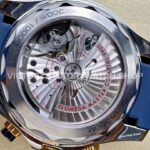 N1 Factory Omega Seamaster Diver 300M Co-Axial Chronometer (4) N1 Factory Omega Seamaster Diver 300M Co-Axial Chronometer Chronograph 210.22.42.20.03.001 44mm Half Yellow Blue Rubber Strap Blue Dial
