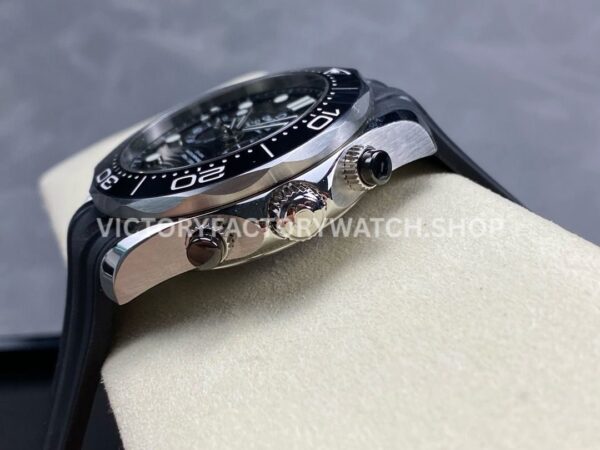 N1 Factory Omega Seamaster Diver 300M Co-Axial Chronometer Chrono (1) N1 Factory Omega Seamaster Diver 300M Co-Axial Chronometer Chronograph 210.32.44.51.01.001 44mm Steel Black Rubber Strap Black Dial