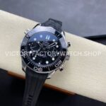 N1 Factory Omega Seamaster Diver 300M Co-Axial Chronometer Chrono ( (3) N1 Factory Omega Seamaster Diver 300M Co-Axial Chronometer Chronograph 210.32.44.51.01.001 44mm Steel Black Rubber Strap Black Dial