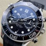 N1 Factory Omega Seamaster Diver 300M Co-Axial Chronometer Chrono ( (5) N1 Factory Omega Seamaster Diver 300M Co-Axial Chronometer Chronograph 210.32.44.51.01.001 44mm Steel Black Rubber Strap Black Dial