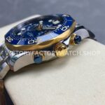 N1 Factory Omega Seamaster Diver 300M Co-Axial Chronometer Chrono (5) N1 Factory Omega Seamaster Diver 300M Co-Axial Chronometer Chronograph 210.20.44.51.03.001 44mm Half Yellow Gold Blue Dial