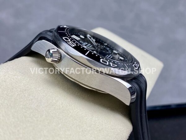 N1 Factory Omega Seamaster Diver 300M Co-Axial Chronometer Chrono ( (6) N1 Factory Omega Seamaster Diver 300M Co-Axial Chronometer Chronograph 210.32.44.51.01.001 44mm Steel Black Rubber Strap Black Dial