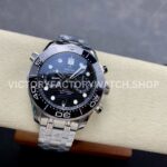 N1 Factory Omega Seamaster Diver 300M Co-Axial Chronometer Chronograp N1 Factory Omega Seamaster Diver 300M Co-Axial Chronometer Chronograph 210.30.44.51.01.001 44mm Full Steel Strap Black Dial