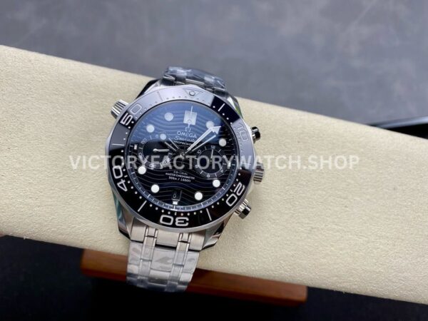 N1 Factory Omega Seamaster Diver 300M Co-Axial Chronometer Chronograp N1 Factory Omega Seamaster Diver 300M Co-Axial Chronometer Chronograph 210.30.44.51.01.001 44mm Full Steel Strap Black Dial
