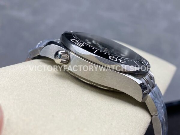 N1 Factory Omega Seamaster Diver 300M Co-Axial Chronometer Chronograp (8) N1 Factory Omega Seamaster Diver 300M Co-Axial Chronometer Chronograph 210.30.44.51.01.001 44mm Full Steel Strap Black Dial
