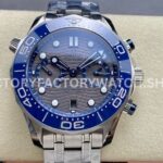 N1 Factory Omega Seamaster Diver 300M Chronograph 210.30.44.51.06.001 44mm full steel strap grey dial replica watch