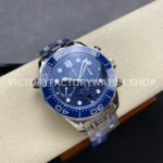 N1 Factory Omega Seamaster Diver 300M Co-Axial Chronometer Chronograph 210.30.44.51.03.001 44mm Full Steel Strap Blue Dial