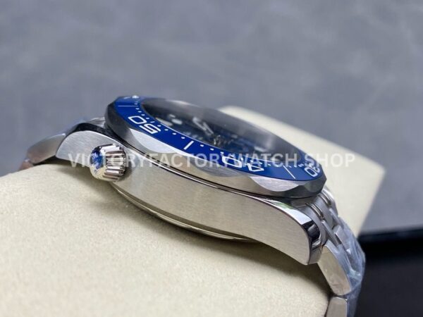 N1 Factory Omega Seamaster Diver 300M Co-Axial Chronometer Chronograph 210.30.44.51.03.001 44mm Full Steel Strap Blue Dial