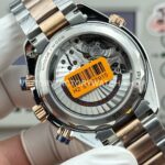 N1 Factory Omega Seamaster Planet Ocean Chronograph 215.20.46.51.03.001 45mm Half Yellow Gold Bllue Dial