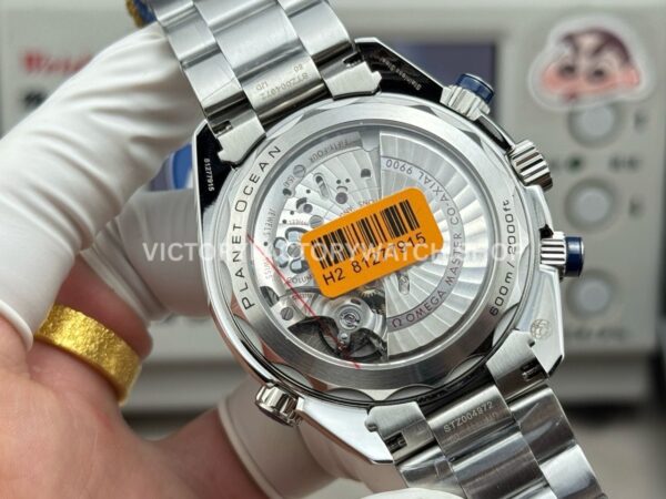 N1 Factory Omega Seamaster Planet Ocean Chronograph 215.30.46.51.01.001 45mm Full Steel Black Dial