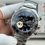 N1 Factory Omega Seamaster Planet Ocean Chronograph 215.30.46.51.01.001 45mm Full Steel Black Dial